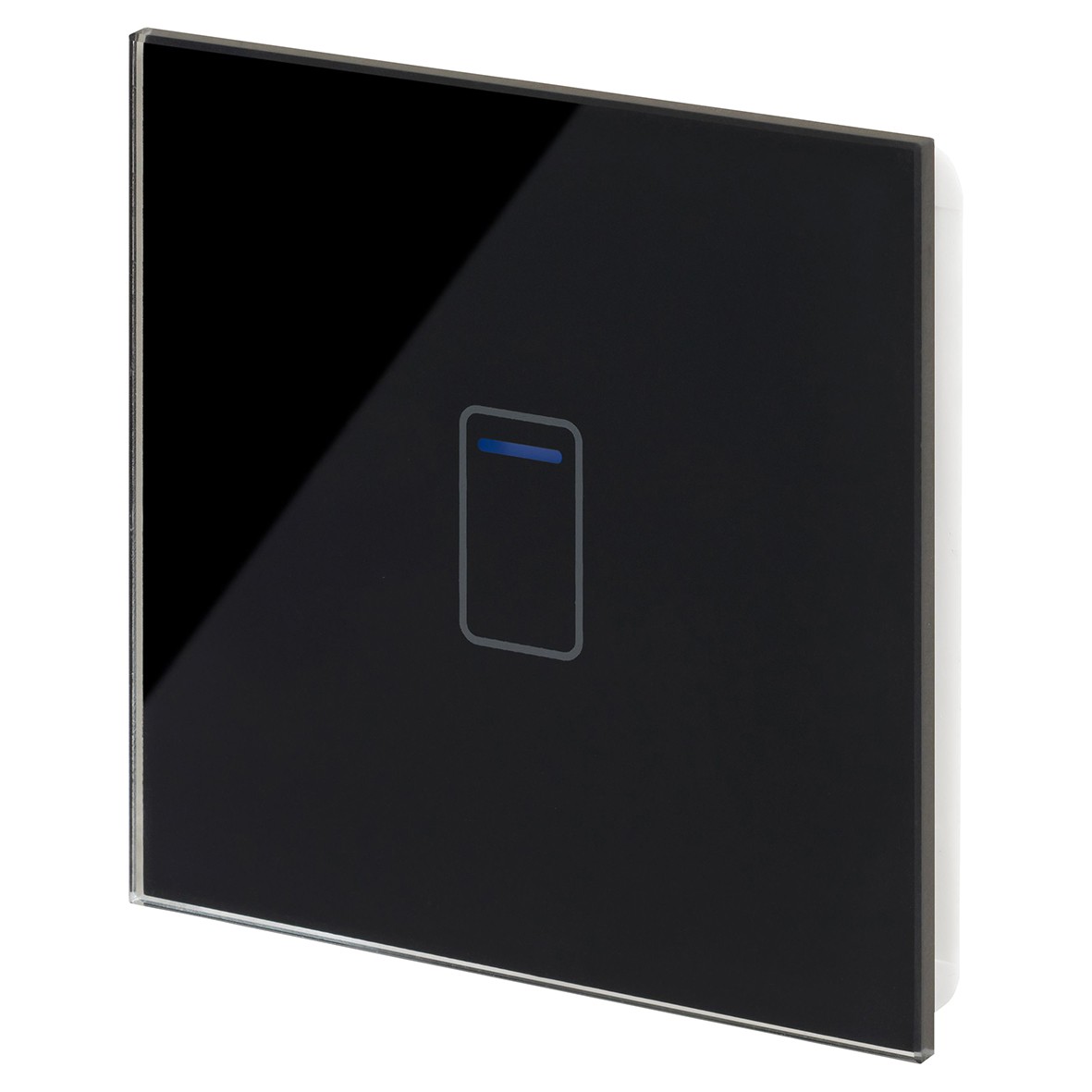Retrotouch Crystal+ 1 Gang Wi-Fi Smart Touch Light Switch - Black 584982