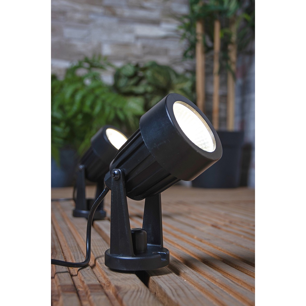 Forum Zink Lapin 3W LED Ground Spike Garden Light Add on Kit - IP65 - 4 585978