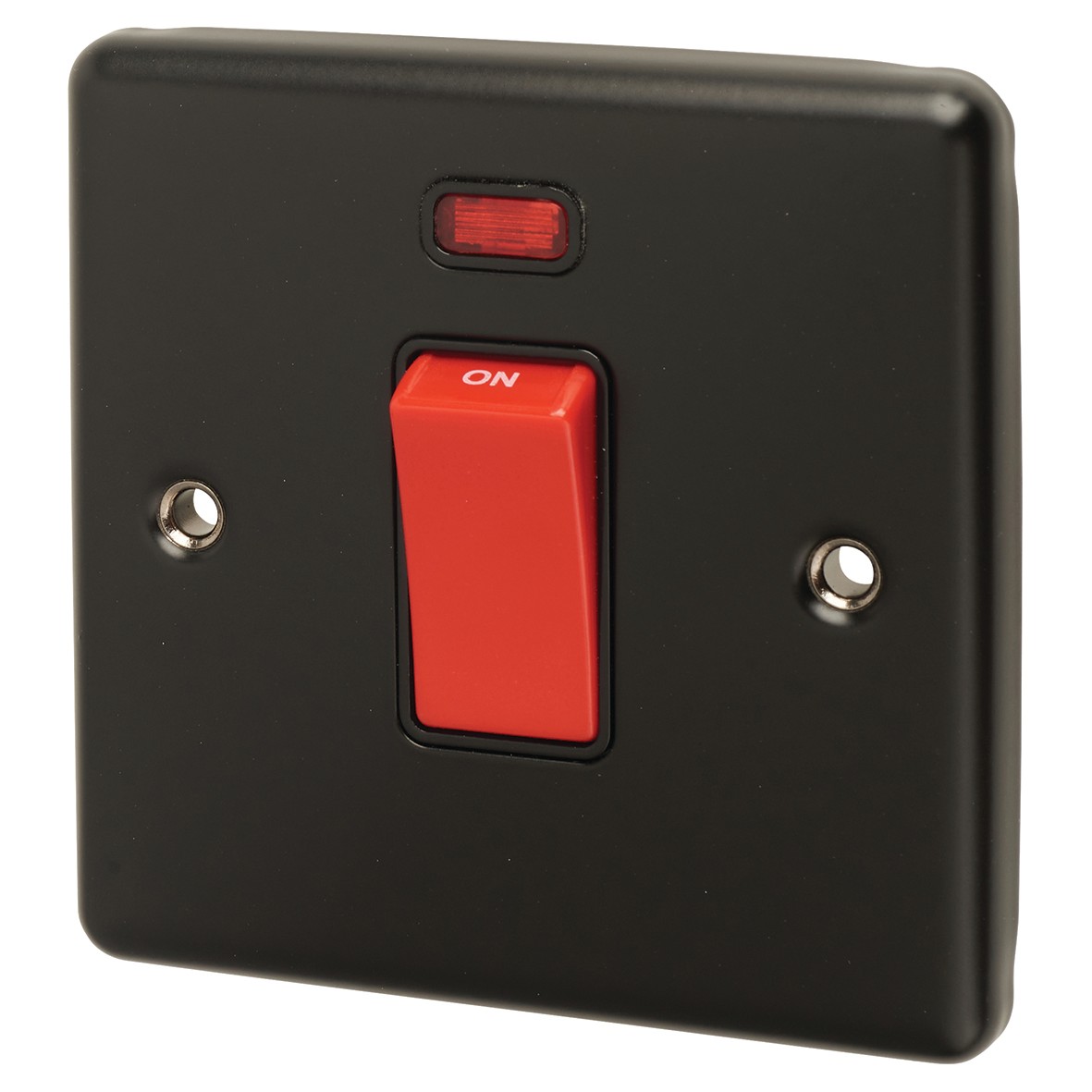 Eurolite Enhance Decorative 45A 1 Gang DP Cooker Switch with Neon - Mat 593758