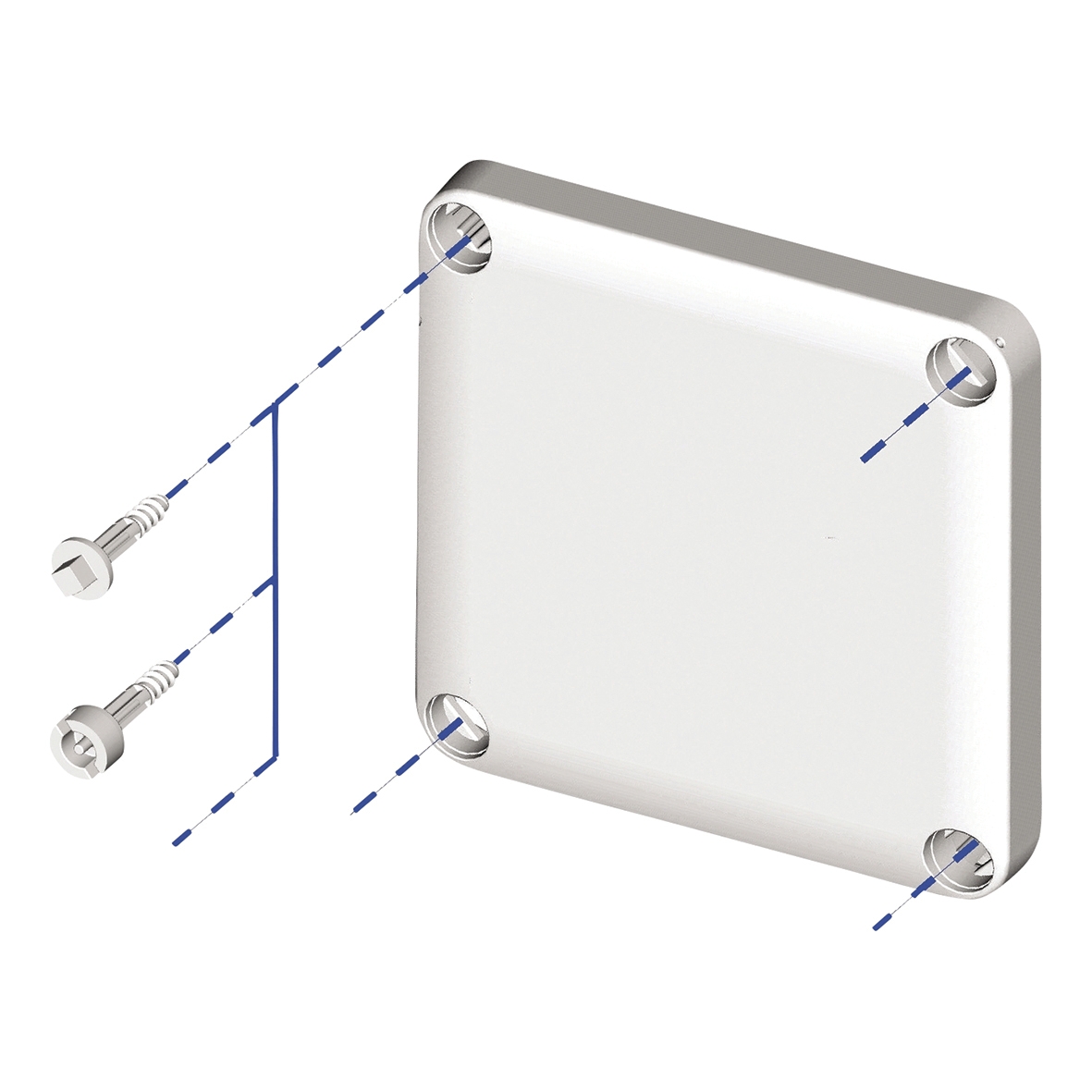 5x Schneider Thalassa Double Bar Head Screws - 5mm - Pack 4 595048