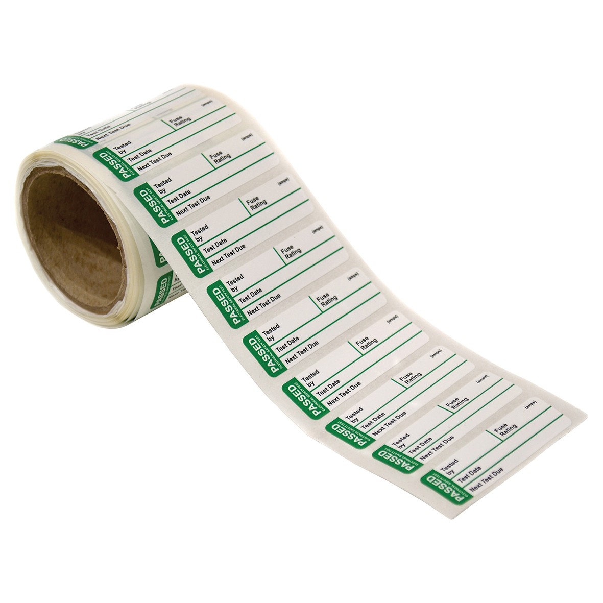 Spectrum PAT Test Label - 50 x 15mm - 250 Roll 599478