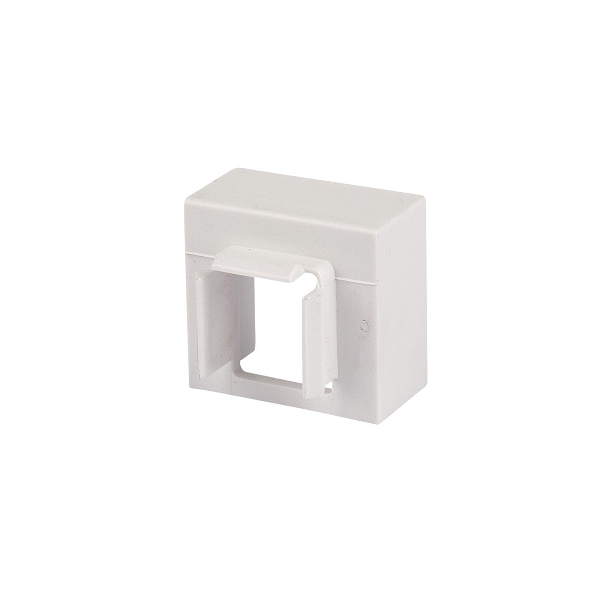 10x Marshall Tufflex Mini Trunking Surface Box Adaptor - 16x16mm - White 600894