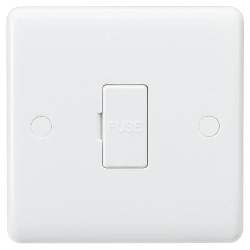 Knightsbridge 13A 1 Gang Unswitched Fused Spur Æ’?" White 601612
