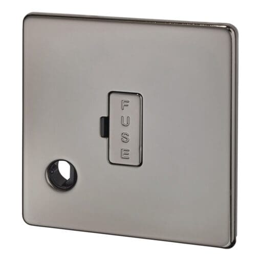 BG Screwless Flatplate 13A Fused Unswitched Connection Unit with Cable 606501