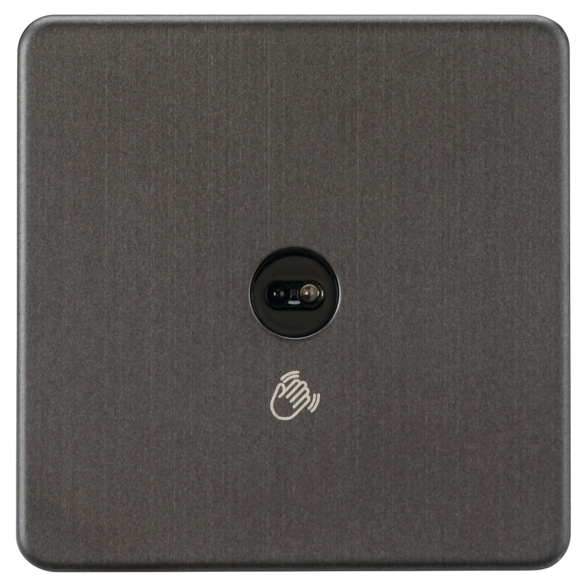 Knightsbridge 100W Touchless 1 Gang Screwless Flat Plate Light Switch - 607008