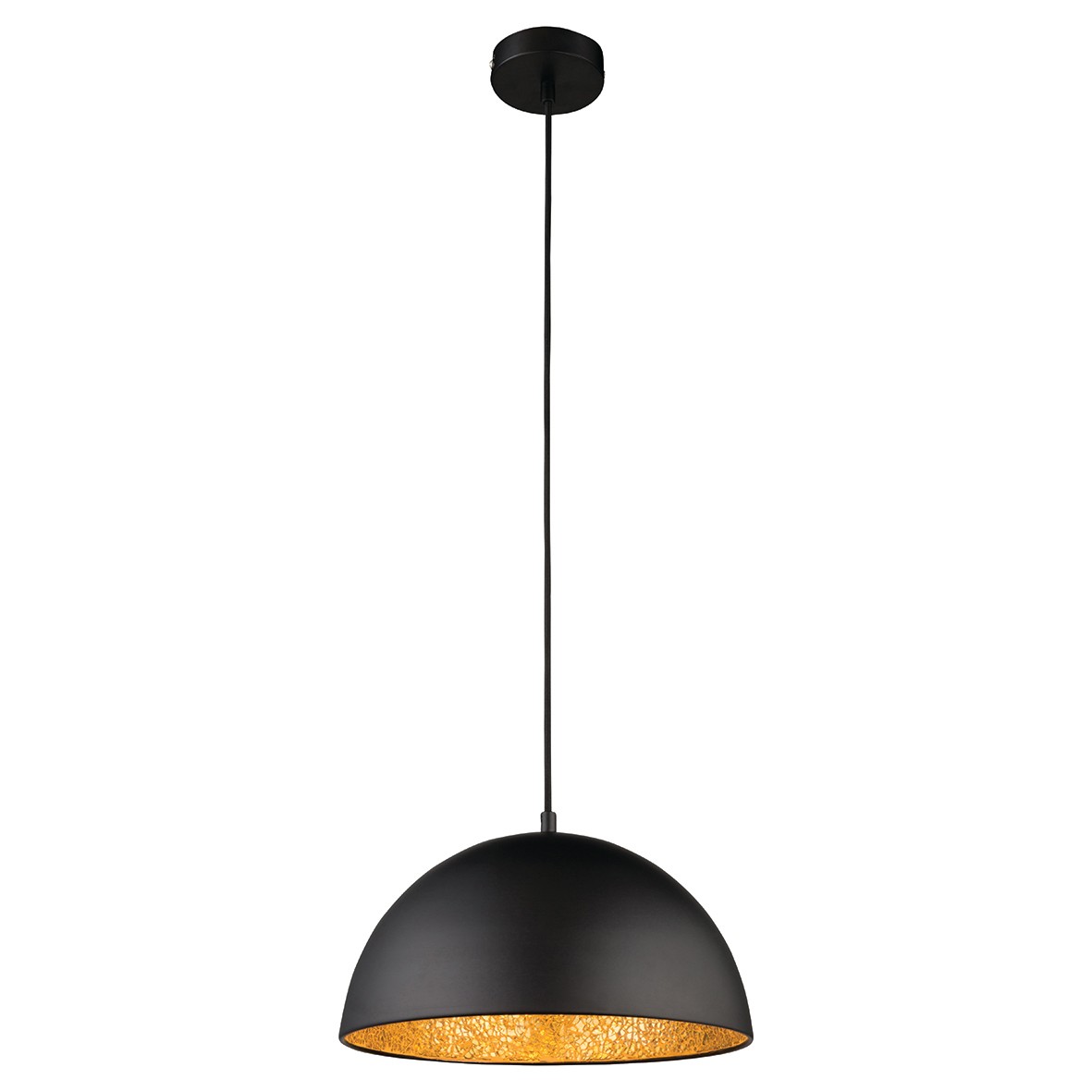 Globo Okko Ceiling Pendant Light - Matt Black 607159