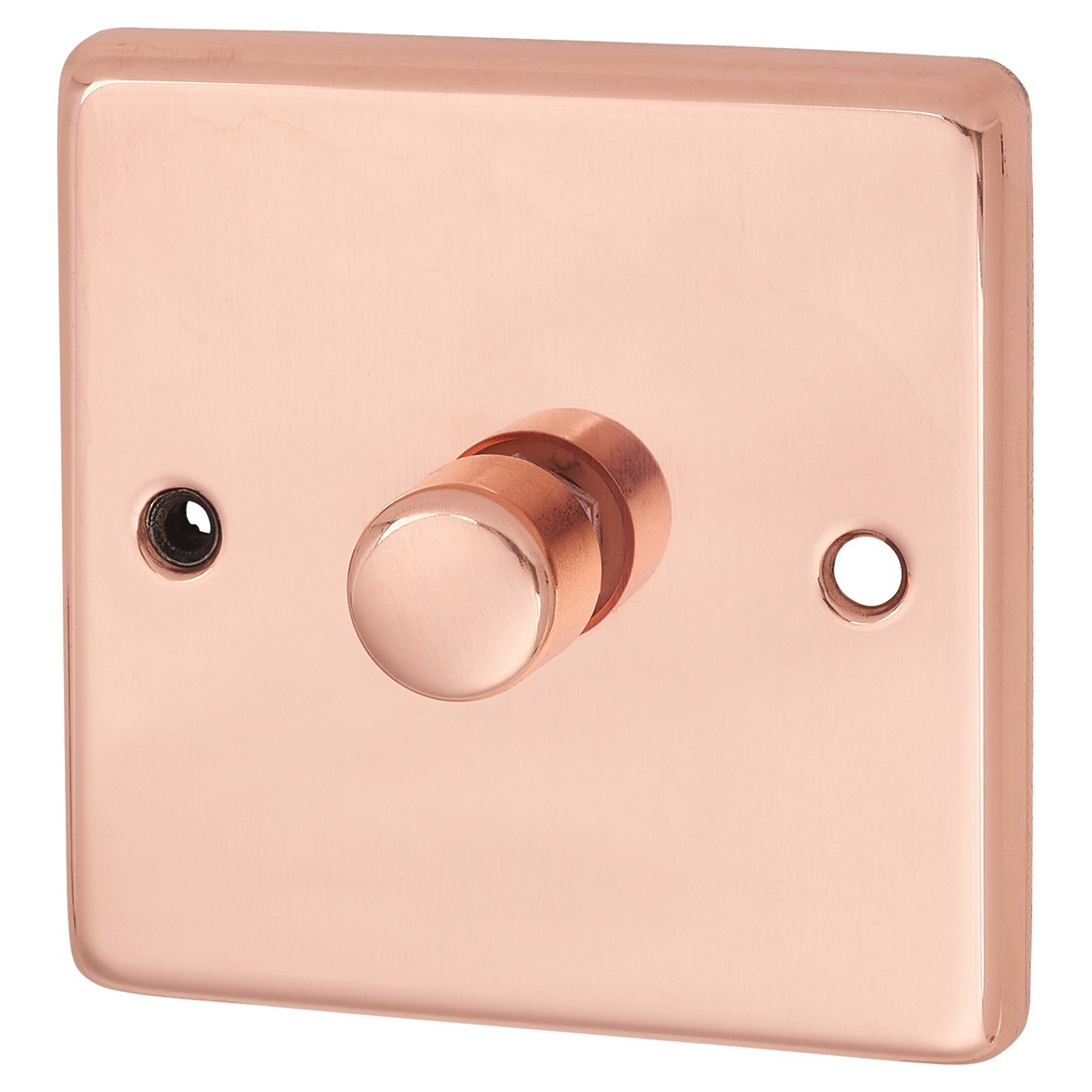 G&H Brassware 1 Gang LED Dimmer Switch - Bright Copper 608851