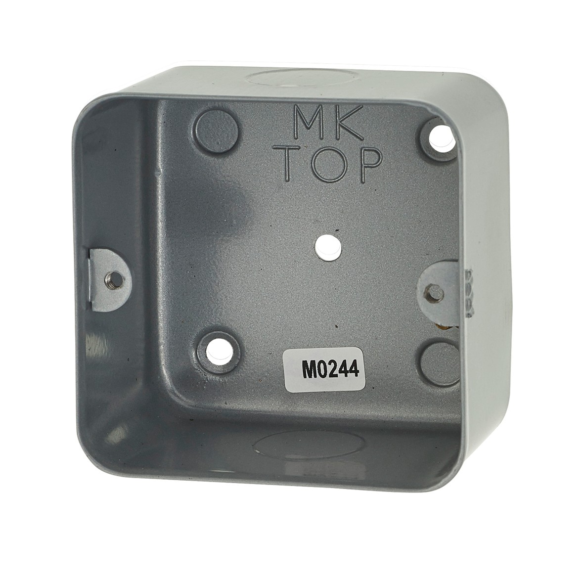 5x MK 1 Gang Grid Switch Flush Back Box - 40mm - Grey 609854