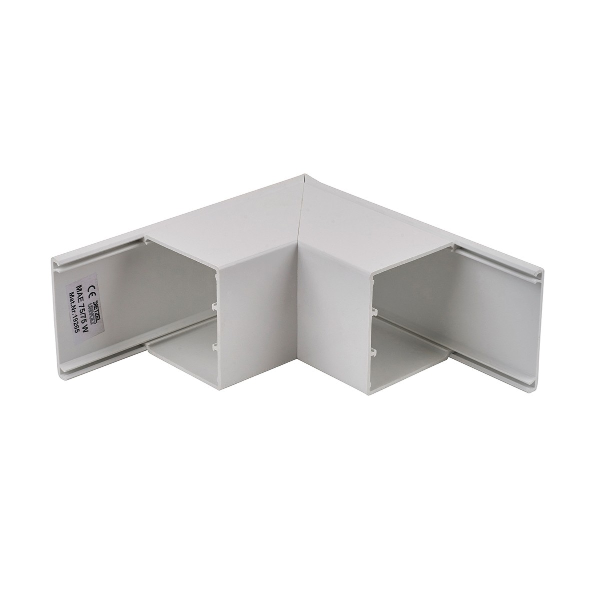 Maxi Trunking External Angle - 75 x 75mm - White 612574
