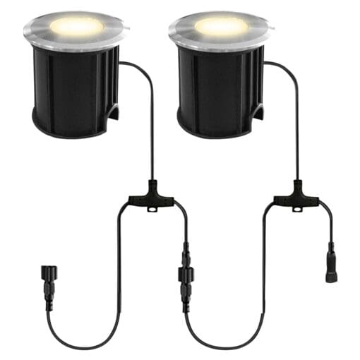 Forum Zink Lapin 2W Round Recessed LED Decking Light Add on Kit - IP65 613253
