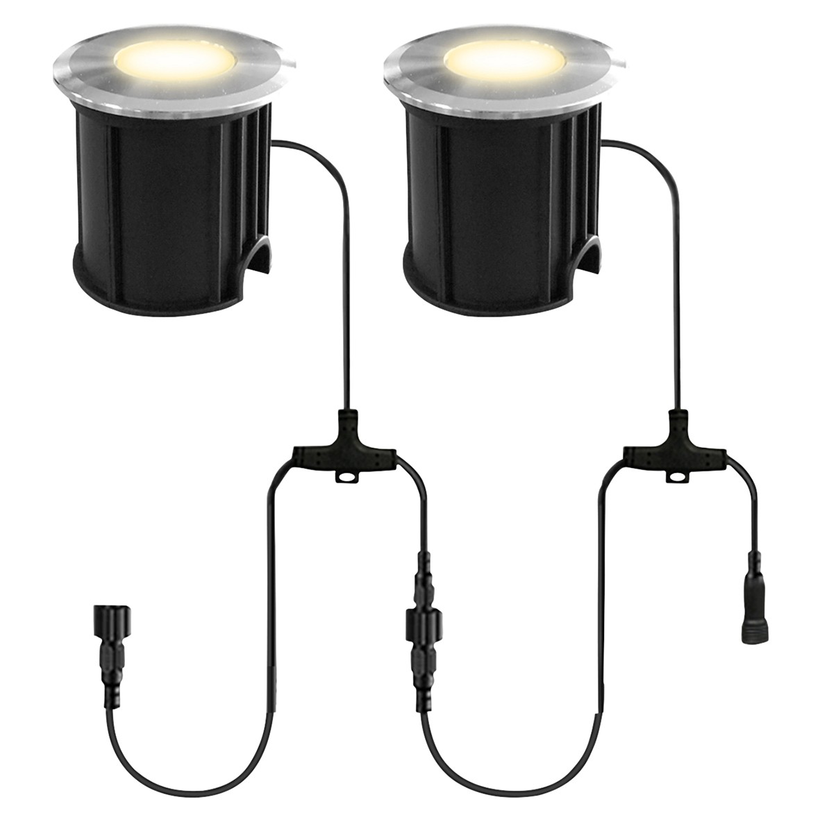 Forum Zink Lapin 2W Round Recessed LED Decking Light Add on Kit - IP65 613253