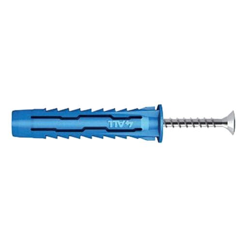 Rawlplug RAWL4ALL Nylon Plug - 5mm and Screw - Pack 50 619962