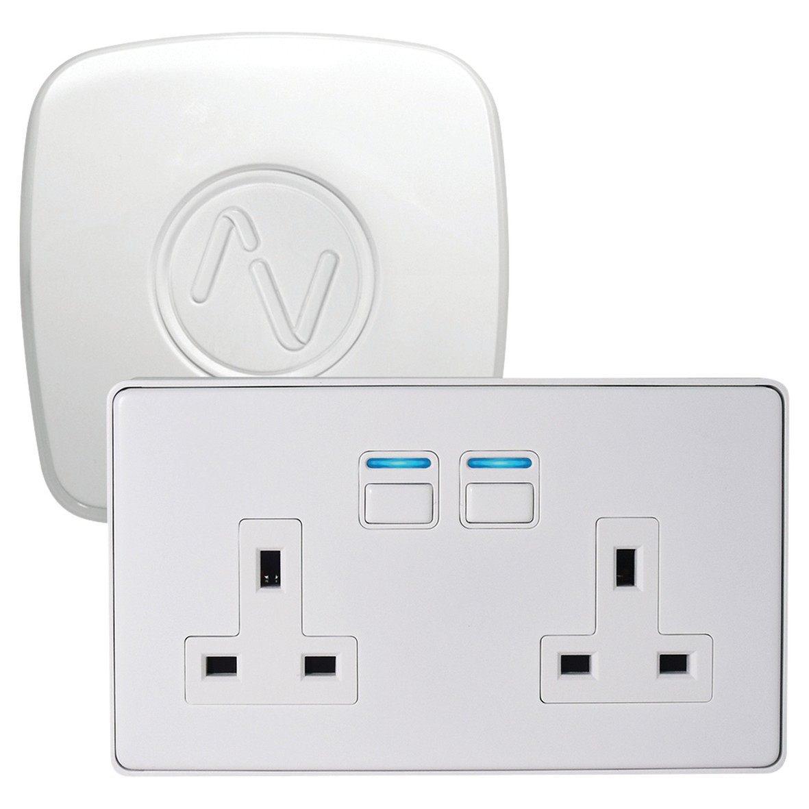 LightwaveRF Smart Series Power Generation 2 Starter Kit - White Metal 620956