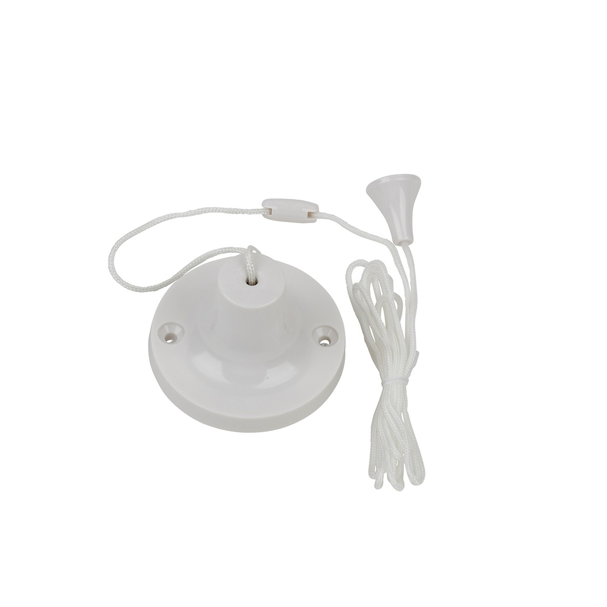 MK 16A Double Pole 1 Way Ceiling Pull Cord Switch - White 621662