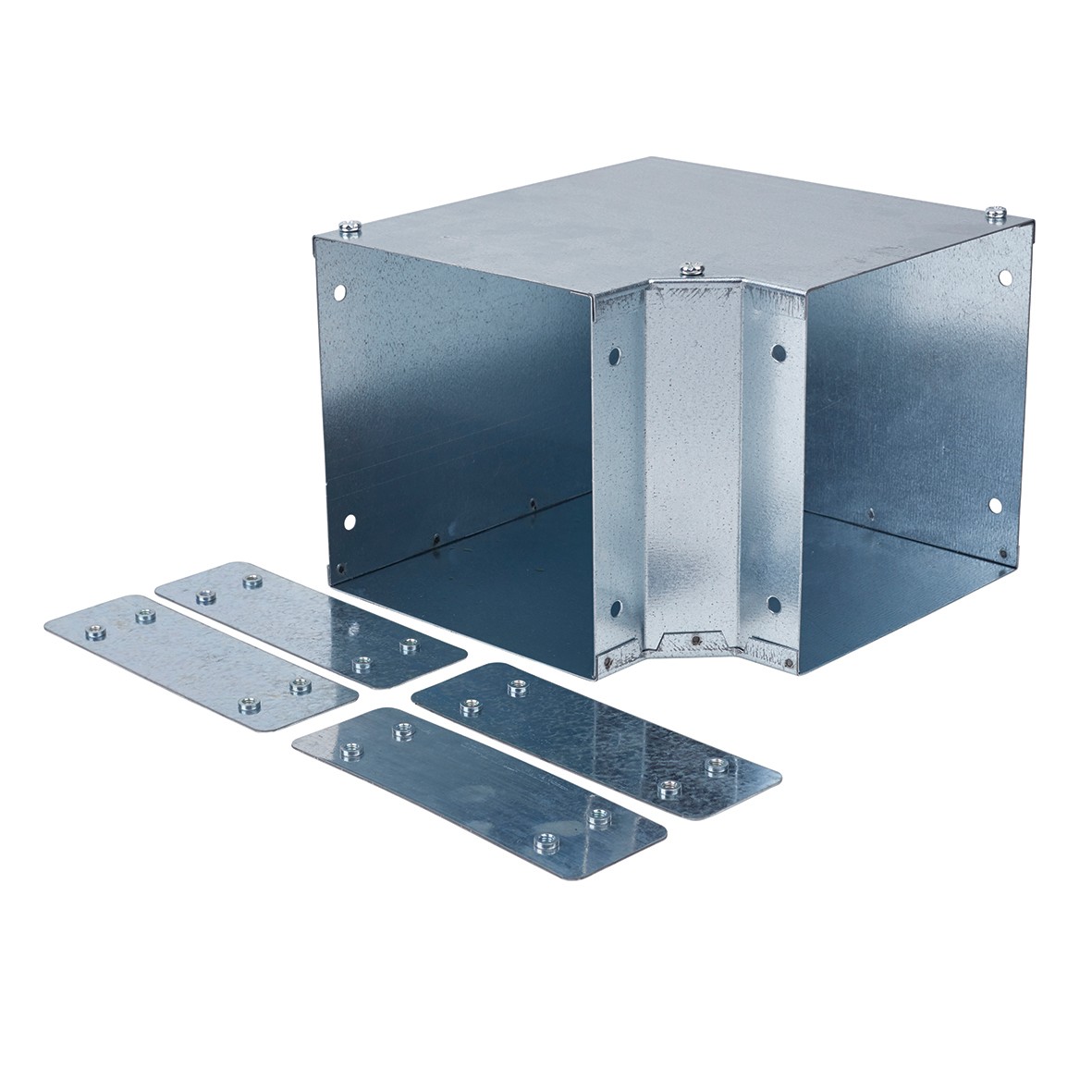 Galvanised Top Lid Bend - 90Â° - 150 x 150mm 622119