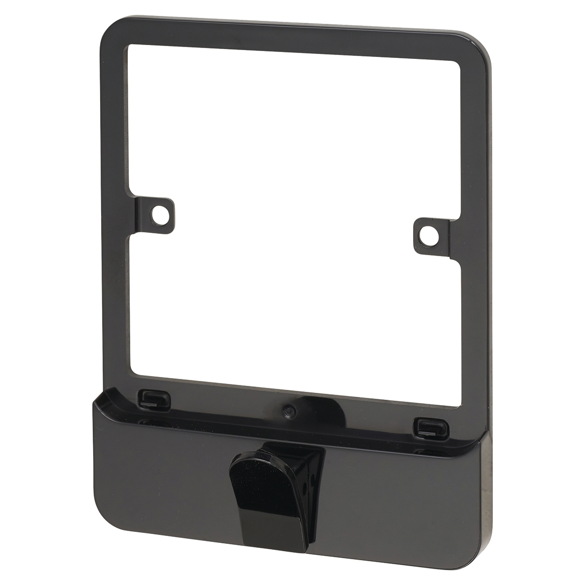 10x Schneider Lisse 1 Gang Surround with Hook - Black 624126