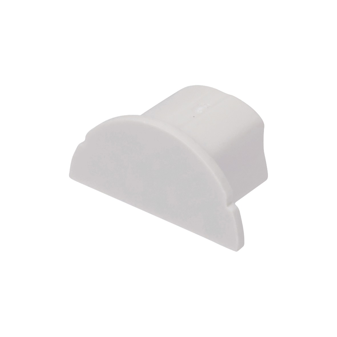 10x D-Line 16X8 White End Cap 628609