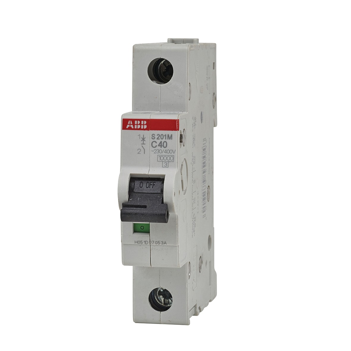 ABB 40A 10kA Single Pole Type C MCB 633319