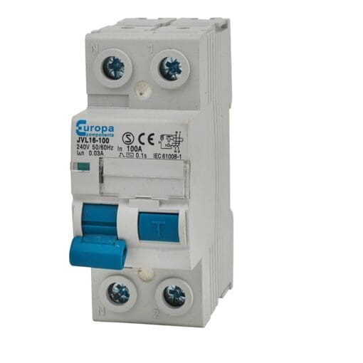 100A 30mA 2 Pole RCD 638101