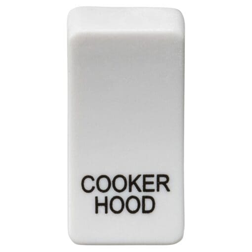 Knightsbridge Printed Metal Clad Grid Switch Rocker - Cooker Hood - Whi 644282