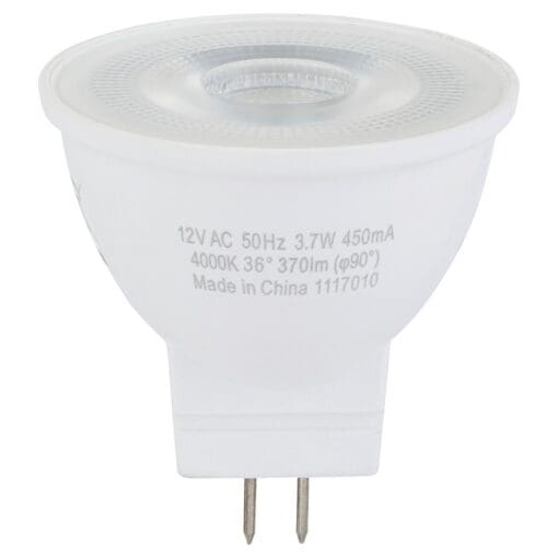 5x 3.7W MR11 LED 12V GU4 35mm (equiv 37W) - 4000K 645638