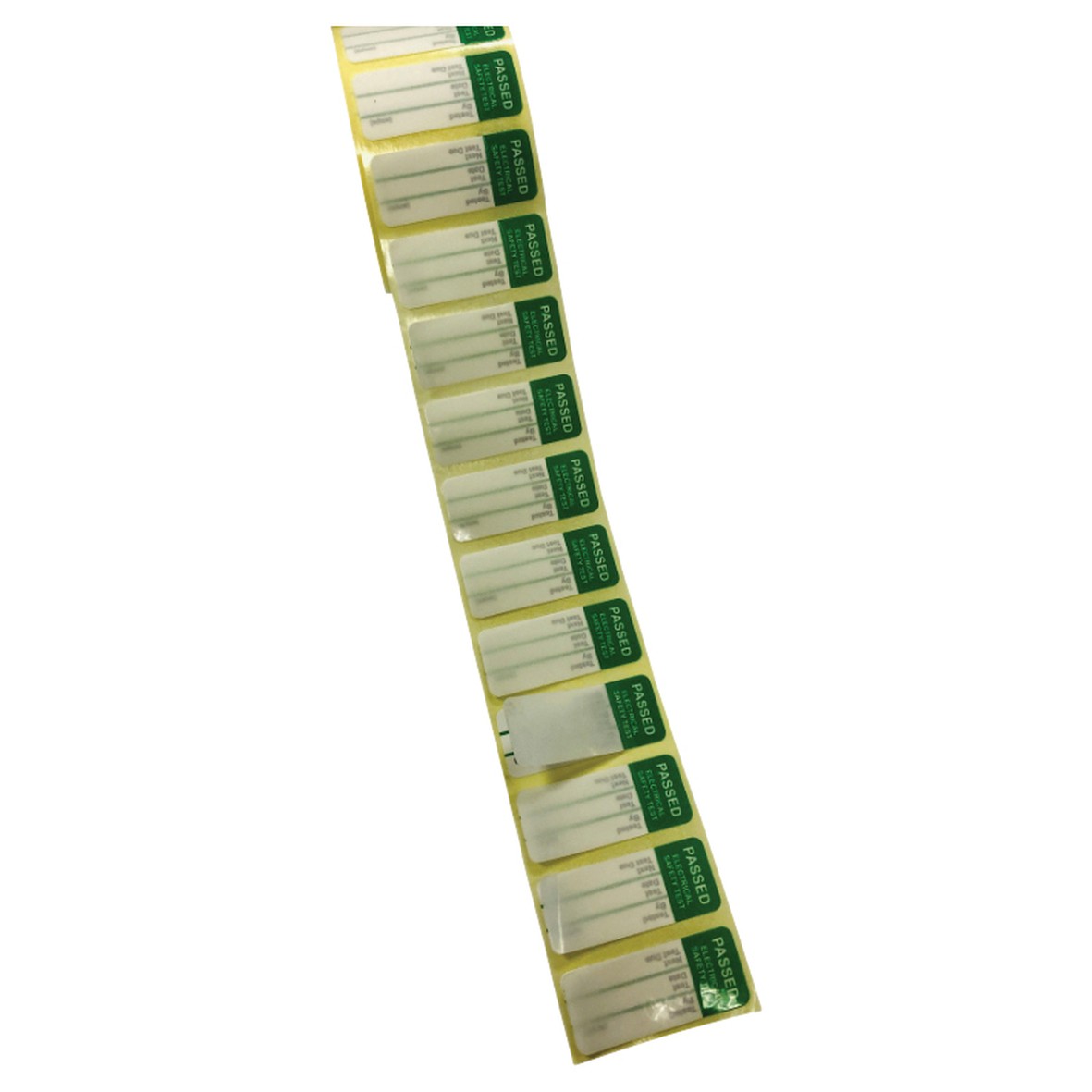 Spectrum Pass Test Label - 35 x 15mm - Self Laminating - 250 Roll 648744