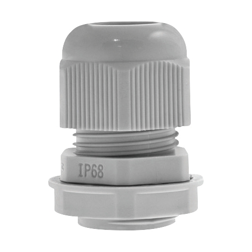 5x Unicrimp Nylon Cable Gland - 20mm - Grey - Pack 10 650968