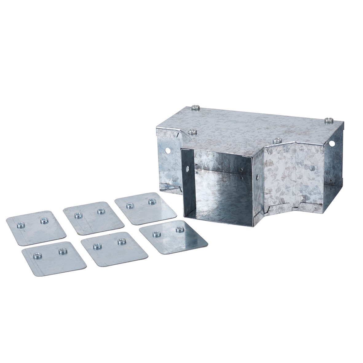 Galvanised Top Lid Tee - 75 x 75mm 652984