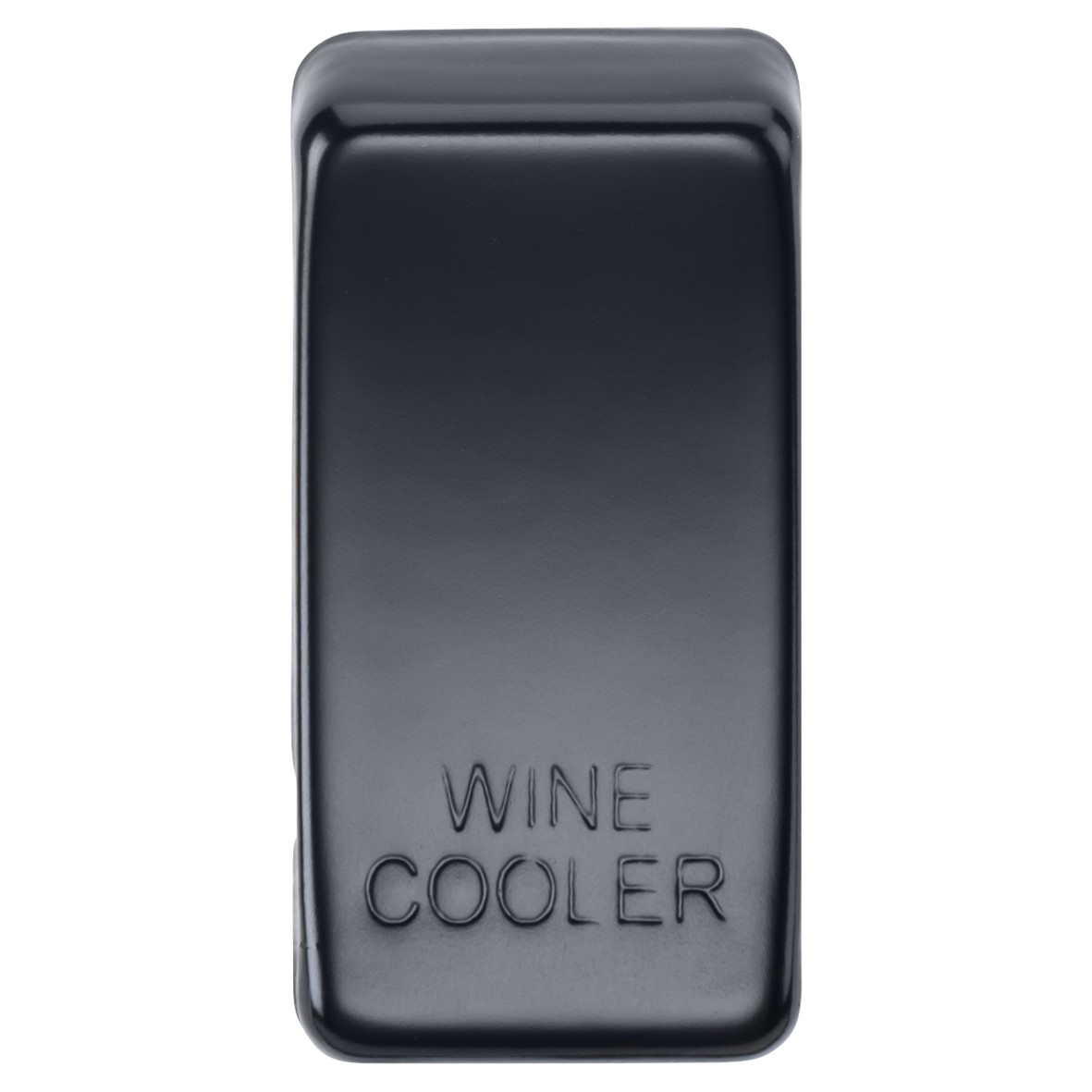 Knightsbridge Printed Grid Switch Rocker - Wine Cooler - Matt Black 656413
