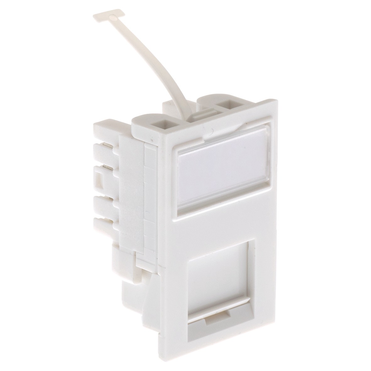 10x Low Profile Module Cat5e LJ6C Unshielded PCB White 660548