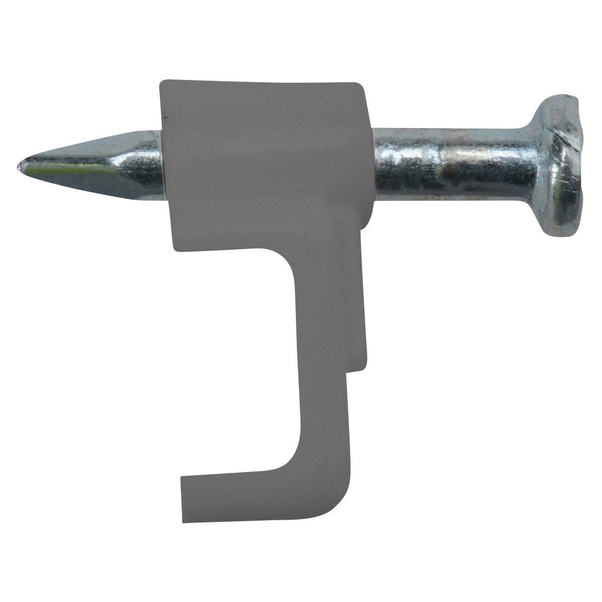 Forgefix 4mm Flat Grey Cable Clips - Pack 100 661673