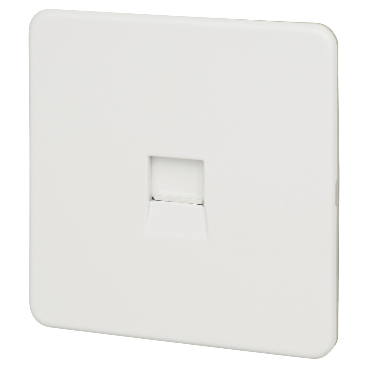 Knightsbridge Telephone Extension Socket - Matt White 663077