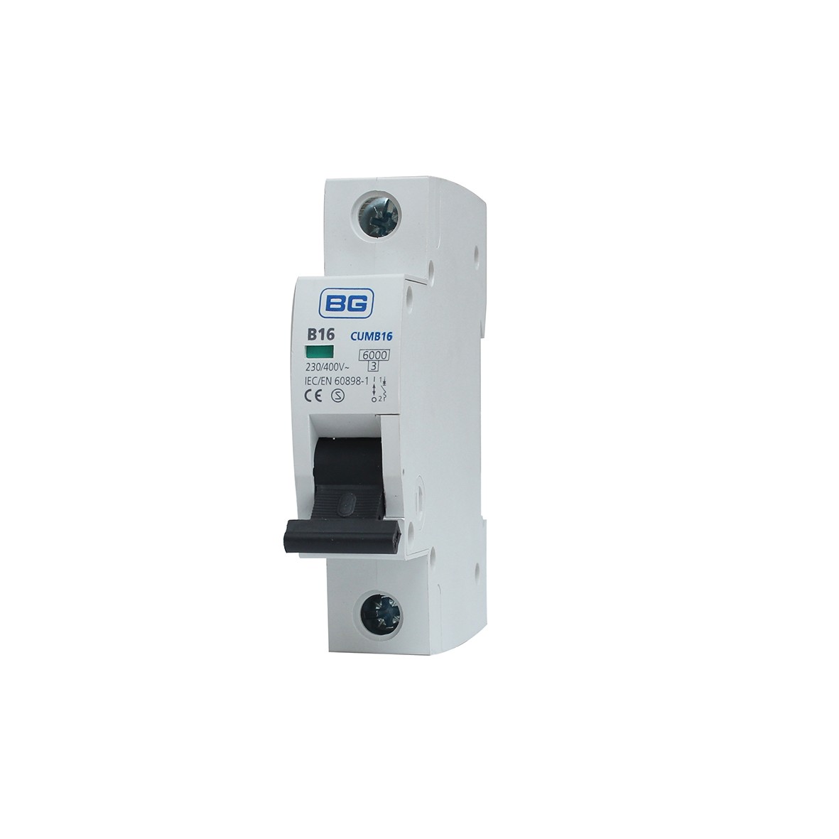 BG 16A Single Pole MCB - Type C 663078