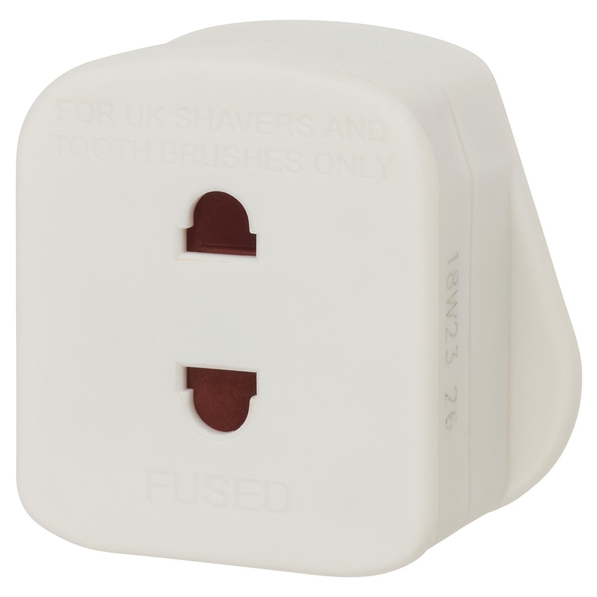 1A SHAVER ADAPTOR WHITE 666924