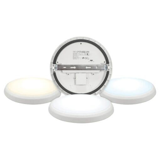 Melana 18W Select LED Round Bulkhead with Microwave Sensor - Tri-Colour 670437
