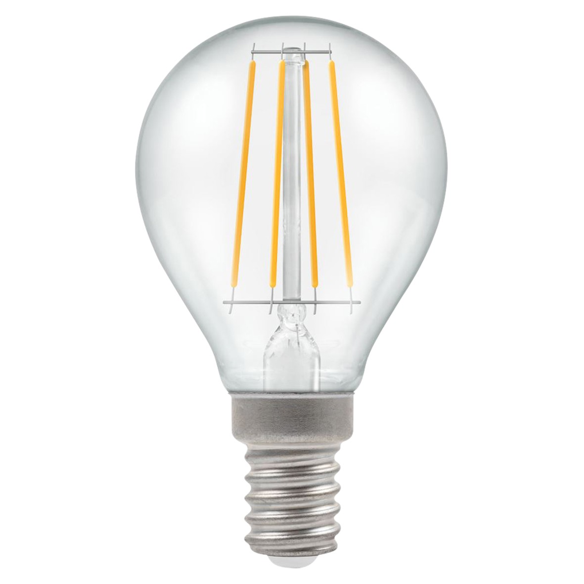 5x Crompton 4474 4W LED Round Filament Lamp - E14 - 2700K 671500