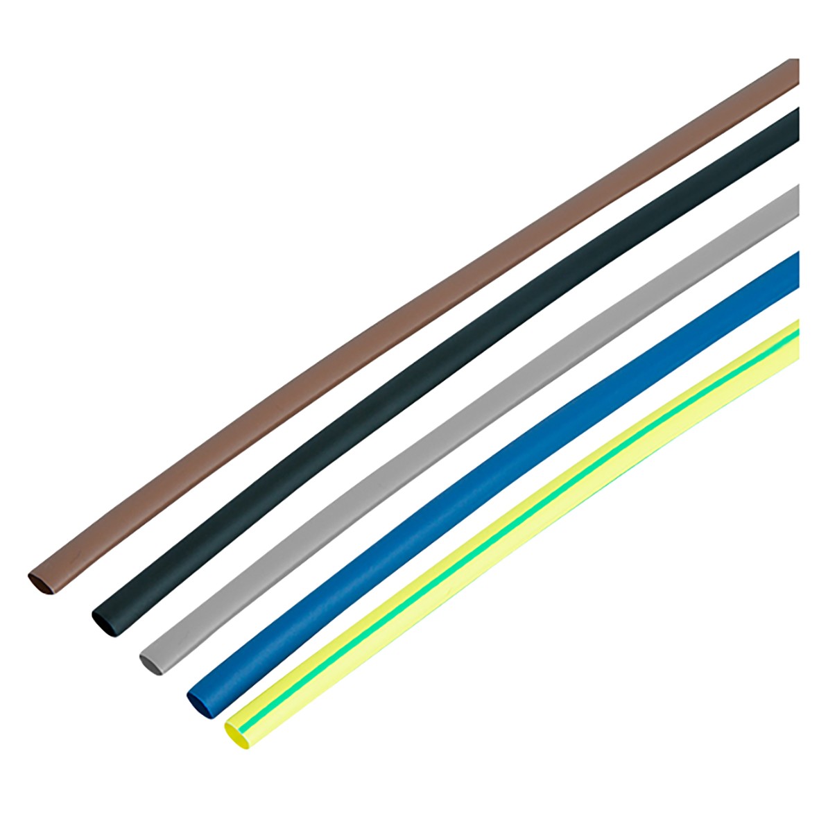5x Unicrimp Heat Shrink Tubes - 6.4x225mm Strips - Multicoloured - Pac 674763