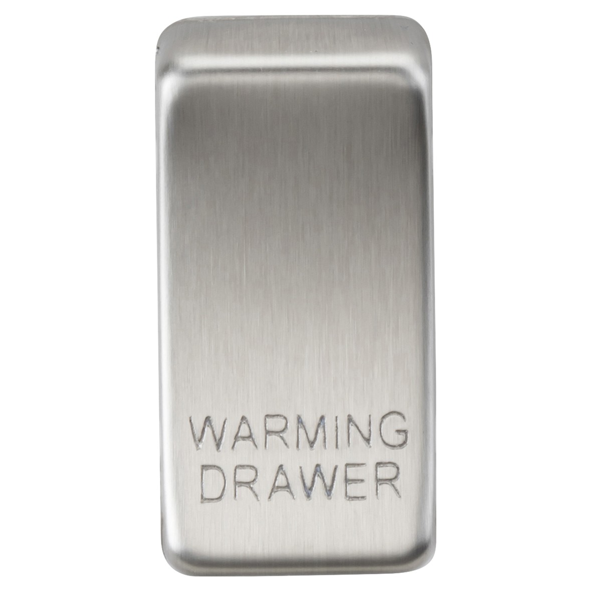 Knightsbridge Printed Grid Switch Rocker - Warming Drawer - Brushed Chr 675068