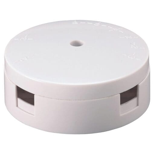 Crabtree Capital 30A 3 Way Adaptable Junction Box - 88mm Diameter - Whi 675371