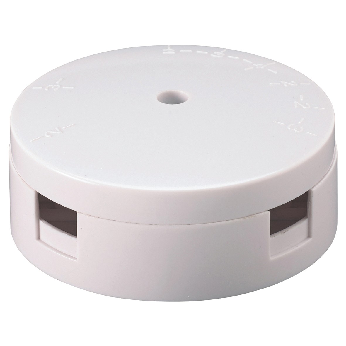 Crabtree Capital 30A 3 Way Adaptable Junction Box - 88mm Diameter - Whi 675371