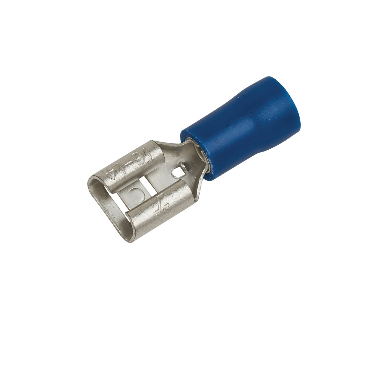 5x Crimp Insulator Receptacle - 6.3mm - Blue - Pack 50 679838