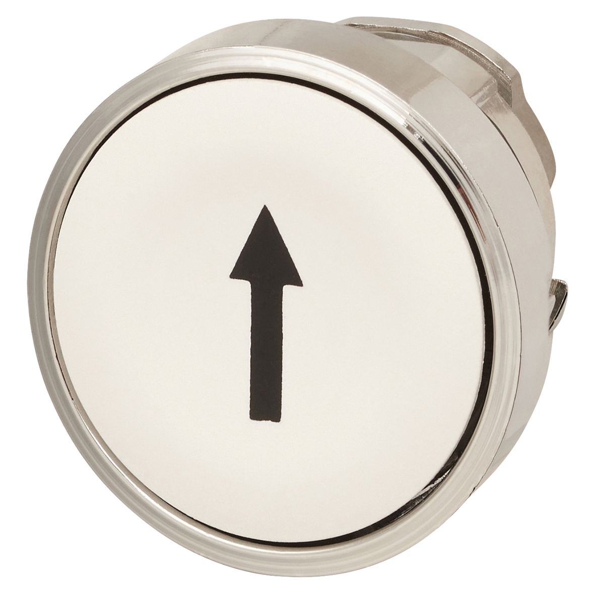 Schneider XB4 Series Marked Arrow Flush Push Button Head - White 681543
