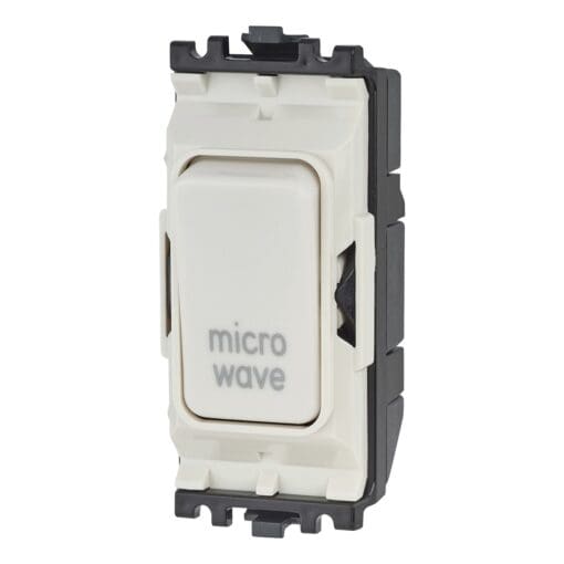 MK Printed Grid Switch - Microwave - White 687316