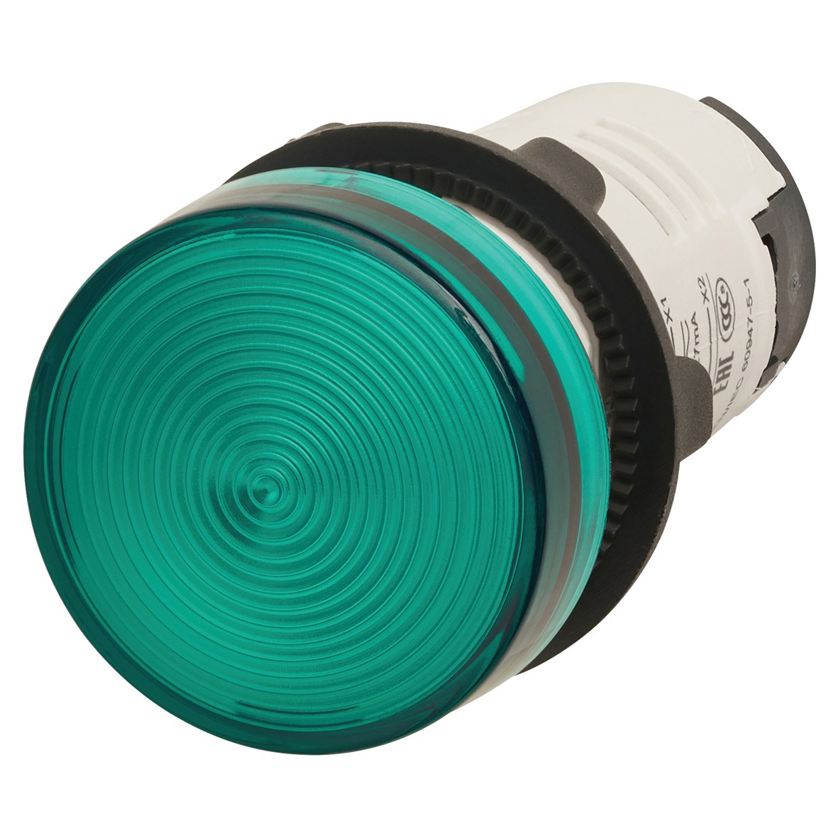 Schneider 24V Harmony XB7 Round Pilot Light Integral LED - Green 689465