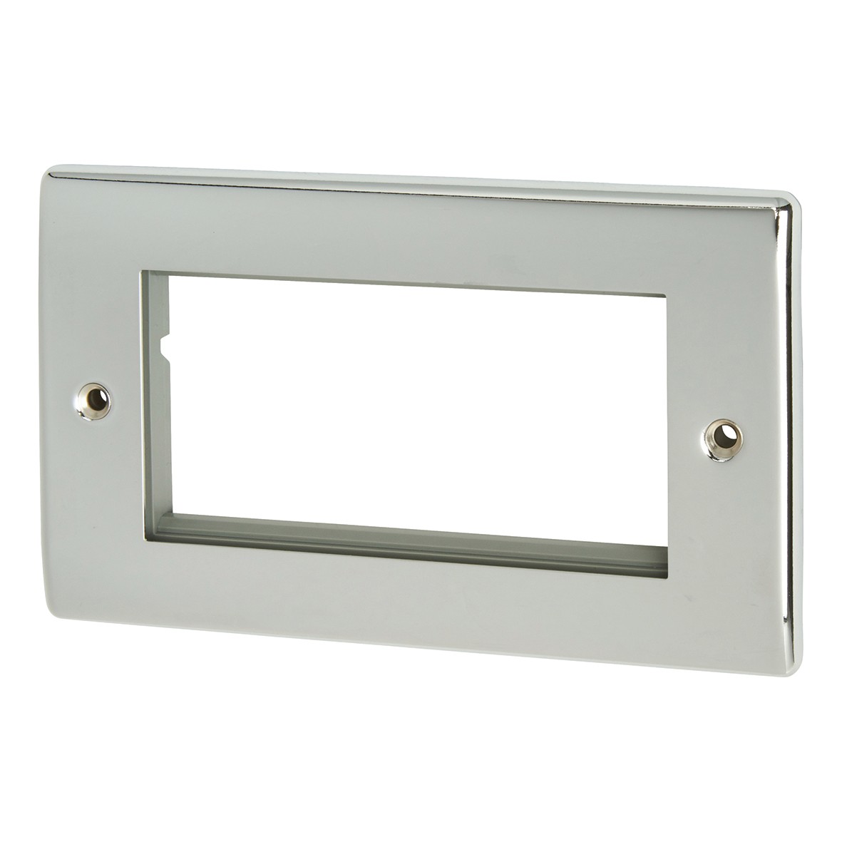 4 MOD FRONTPLATE P/CHROME 694254