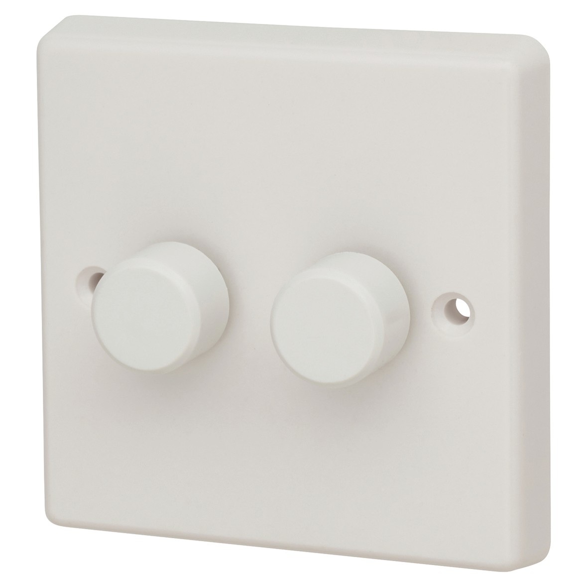 Varilight 250W 2 Gang 1 Way Rotary Dimmer 695054