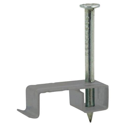 Unicrimp Fire Rated LSF Twin & Earth Cable Clips - 4-6mm - Grey - P 695609