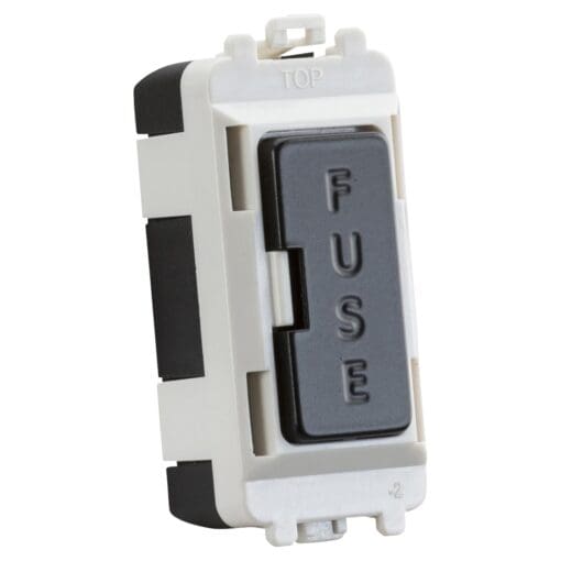Knightsbridge 13A Fused Spur Grid Switch - Matt Black 696074