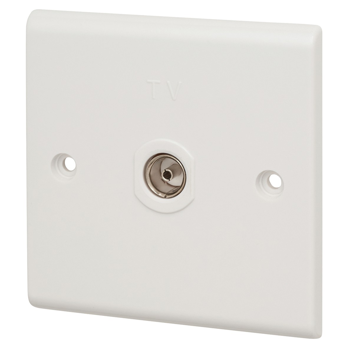 5x Deta 1 Gang Coaxial Point - White 696790