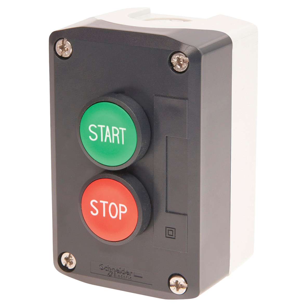 Schneider Flush Spring Return Push Button Green / Red 702777